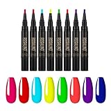 Nagellack-Stift, 8-teiliges Nagellack-Stift, 5 ml, Gel-Nagellack, Nagelkunst-Werkzeug für Schönheit, Damen, Geschenk, Make-up