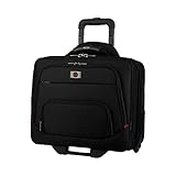 Wenger 600659 SPHERIA 16' Laptop-Trolley, gepolsterte Laptoptasche mit Rollen und Übernacht-Fach, Schwarz {24 Liter}