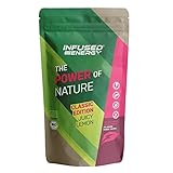 Infused energy Bio Energy Tee - Natürlicher Wachmacher aus Guayusa, Guarana, Matcha, Mate, Ginseng - mit fruchtigem Zitronen Aroma - 75g