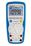 PeakTech 2175 – LCR-Meter für Widerstand, Kapazität, Induktivität, Messgerät, 11000 Counts, beleuchtetes LCD-Display, Staub- & Wasserdicht IP67, Digitales Multimeter, Strommessgerät, Durchgangsprü
