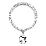 DIYthinker Damen Konstellation Schütze Sternzeichen Splitter Armband Laufende Anhänger Schmuck