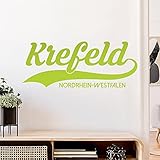 Krefeld - Nordrhein-Westfalen Wandtattoo Wandaufkleber Wall Stick