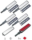 Drucktüröffner Push to Open Türöffner Jiayi 6 Stück Drucköffner Schrank Push Open Magnet Tip On für Türen Push to Open Schrank Tip on Beschlag Schubladen Drucköffner Schranktür Drucktüröffner Mag