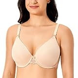 Gratlin Damen Still BH mit Bügel Gepolstert Schwangerschafts BHS Umstands BH Stütz Gemoldete Cups Beige 85F