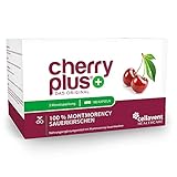 Cherry PLUS Kapseln aus der Montmorency-Sauerkirsche (550mg) – 50:1 Konzentration – 180 Kapseln – GMP und IFS – veg