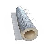 AZXC Rohrisolierung,Reißfeste Aluminiumfolien-Rohrisolierung,Frostschutz-Polyethylen-Isolierschlauch, Selbstklebende Öffnung (Size : 133mm)