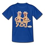 Spreadshirt Jan Und Henry Kinder T-Shirt, 110-116, Royalb