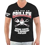 Männer und Herren T-Shirt Ich Bin am Grillen Bier BRINGEN Größe S - 5XL