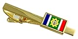 Select Gifts Stadt Johannesburg Südafrika Flagge Gold Krawattenclip