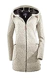 G.I.G.A. DX Damen Roshana Strickparka/Strickmantel/Parka In Strickoptik Mit Kapuze, Off White, 38