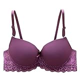 Mophghdj Damen Sport BH Spitzen BH - Push Up Yoga Sports BH UnterwäSche Frauen Sport BH Starker Halt Bra Bequem Schlaf Minimizer BH Sport Bra Top FüR Yoga F