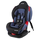 BABYLON Babysitz Auto Rock ISOFIX Autokindersitz Gruppe 1/2, Kindersitz 9-25 kg (9 Monaten bis 7 Jahre). Kindersitz mit Top Tether 5 Punkt Sicherheitsgurt. Autositz ECE R44/0 Schwarz/B