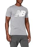 New Balance Herren MT03919 T-Shirt, Hellgrau, L