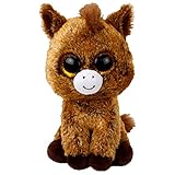 TY 36842 Horse Beanie Boo's Harriet Pferd mit Glitzeraugen, 15 cm, B