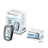 Glucofast Duo Blutzucker-Messsystem mg/dL inkl. 60 Teststreifen - Blutzucker- HCT-Messung in einem G