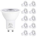 GU10 LED Warmweiss 8W Birne Nicht Dimmbar 720 Lumen LED Lampe Ersatz für 70W Halogenlampen, 2700K, 120° Abstrahlwinkel Spotlight, AC 85V-265V, 10 Stück