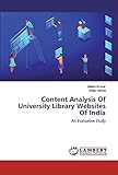 Content Analysis Of University Library Websites Of India: An Evaluative Study