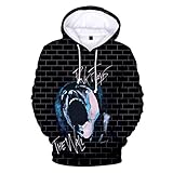 Pink Floyd Herren Hoodie Pullover T-Shirts 3D-Druck Polyester Sweatshirt Perfekt für Männer Damen Fans S-4XL,H1,XXXL