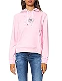 Tommy Jeans Damen TJW REG Essential Logo 1 Hoodie Kapuzenpullover, Romantisches rosa, 38