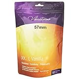 AMOR Vibratissimo 57mm Markenkondome XXL-Kondome, 50 Stück, naturfarb