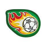 Step by Step Magic Mags Flash „Burning Soccer“, Fußball, mit Leuchteffekt, als Ergänzung für den Schulranzen oder Vorschulrucksack