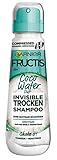 Garnier Trockenshampoo, Invisible, gegen platte, fettige Haare mit Volumen-Boost, frischer Kokosduft, Coco Water, Fructis, 100