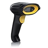 CSL - Laser Barcodescanner - Laser Handscanner Handheld Scanner - USB Lesegerät mit 6 Scan-Modi - präzises und schnelles Lesen - einfache Installation - ergonomisches Design - tragbar - IP54