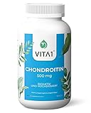 VITA1 Chondroitin 500mg • 90 Kapseln (6 Wochen Vorrat) Chondroitinsulfat von 90%natürlichen C