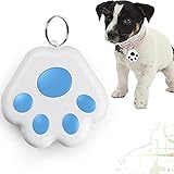 Tracker für Schlüssel und Geldbörsen Mini-Katze Hund GPS-Tracking-Locator Prävention Anti-Lost-Alarme-Gerät Wasserdichter tragbarer Bluetooth-Tracker für Gepäck Kinder-C