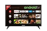 Telefunken XH24AJ600V 24 Zoll Fernseher / Android TV (HD ready, HDR, Triple-Tuner, 12 Volt, Smart TV, Play Store, Google Assistant, Bluetooth) [Modelljahr 2021], Schw