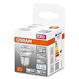 OSRAM LED Star PAR16 35 LED-Reflektorlampe mit 36 Grad Abstrahlwinkel, GU10 Sockel, Tageslichtweiß (6500K), Ersatz für herkömmliche 35W-Spotlampen, 1er-Pack