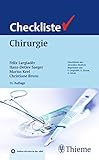 Checkliste Chirurgie (Checklisten Medizin)