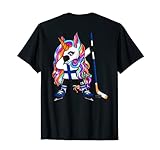 Dabbing Unicorn Finnland Eishockey-Fans Trikot Wintersport T-S