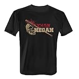 Fashionalarm Herren T-Shirt - Ich Bin Negan | Fan Shirt zur Serie T-W-D als Geschenk Idee | Dead Walking Lucille Rick Daryl Glenn The Saviors, Farbe:schwarz;Größe:XL