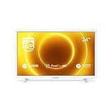 Philips TV 24PFS5535/12 24 Zoll-Fernseher (LED TV, Full HD, Pixel Plus HD, Full-Range-Lautsprecher, 2 x HDMI, USB, 12-V-Auto-Stecker) - Weiß Glänzend [Modelljahr 2020]