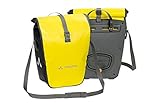 VAUDE 12411 Aqua Back Fahrrad Tasche – wasserdichte Gepäckträger Tasche im praktischen 2er Set , Canary