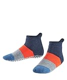 FALKE Unisex Kinder Colour Block Catspads K HP Hausschuh-Socken, Opaque, navyblue m (6490), 31-34