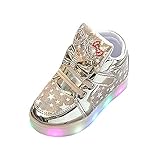 Kinderschuhe Kleinkind Turnschuhe Led Licht Leuchtende Laufsport Stiefel Schuhe Weiche Lernlaufschuhe LED Leuchtend schuheltraleicht Outdoor Schuhe Kind-beiläufige bunte Schuhe Junge Mädchen S