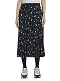 TOM TAILOR Denim Damen Plisseé Rock, Schwarz (21579), L