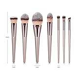 YAOYA Make-up Pinsel 5/10 Stücke Hohe Qualität Super Weiche Make-up Pinsel Foundation Pulver Blush Lidschatten Mischen Kosmetik-Set-Werkzeuge (Handle Color : 7pcs)