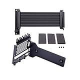 Argerrant 1 Satz Anti-Interferenz-GPU-Erweiterungszeile Computer PCI-E X16 Vertikal VGA-Karten-Grafik-Kartenhalter-Set-Set 7-Slot-Halterung