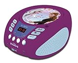 Lexibook RCD109FZ Disney Frozen 2-Bluetooth CD Player für Kinder - Tragbar, Multicolor Lichteffekte, Mikrofon, Aux-In-Buchse, AC oder Batteriebetrieben, Mädchen, Jungen, V
