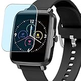 Vaxson 3 Stück Anti Blaulicht Schutzfolie, kompatibel mit Leelbox F2 1.54' smart watch smartwatch, Displayschutzfolie TPU Folie Bildschirmschutz [nicht Panzerglas Hülle Case ]