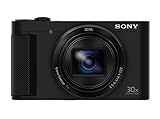 Sony DSC-HX80 Kompaktkamera (18,2 Megapixel, 30x opt, Zoom, 7,5cm (3 Zoll) Display, OLED Sucher, 180° Selfie-Display) schw