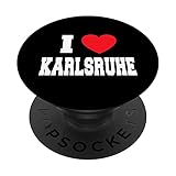 Ich liebe Karlsruhe PopSockets mit austauschbarem PopGrip