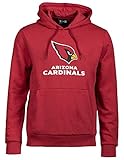 New Era - NFL Arizona Cardinals Team Logo and Name Hoodie - Rot Farbe Rot, Größe M