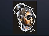 Original Nas Artwork Hip-Hop Graffiti Kings Disease Illmatic Godson Queens New York A4 210 mm x 297 mm Archival Matte Giclée-Kunstdruckposter Limited Print Run NAS1901PR