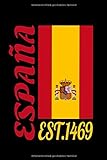 Espana: A5 / 6x9 / Spanien / Spain / Espana / Flagge / Madrid / Kalender / Taschenbuch /