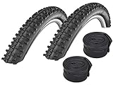 Set: 2 x Schwalbe Smart Sam Trekking Cross Reifen 37-622 / 28x1.40 + Schwalbe SCHLÄUCHE