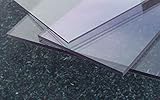 Polycarbonat UV Platte farblos 600 x 500 x 3 mm transp